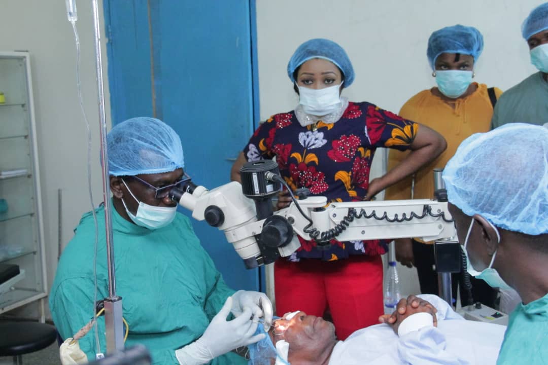 AYADE 1,000 FREE EYE SURGERIES: THE ESSENCE OF THIS PROGRAM IS TO TOUCH LIVES, RETURN HOPE TO THE HOPELESS AND GIVE SIGHT BACK TO THE BLIND-DR. BETTA EDU.