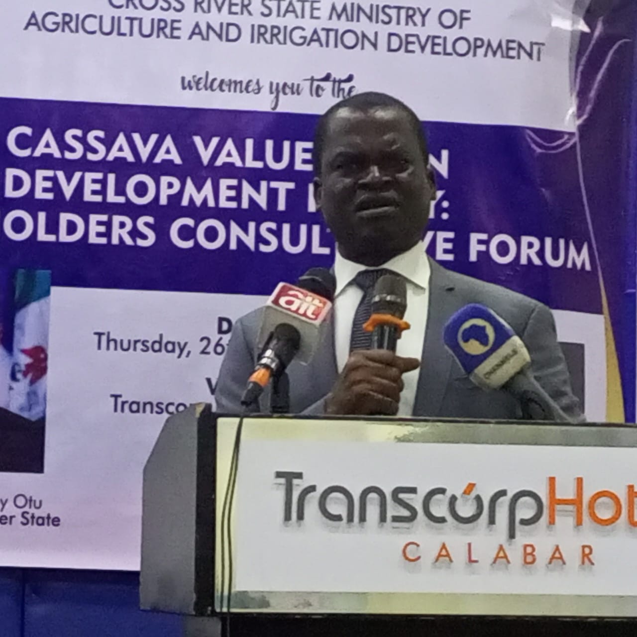 CROSS RIVER STATE GOVERNMENT FLAGS OFF CASSAVA VALUE CHAIN POLICY, TO ENCOURAGE FOOD SUFFICIENCY AND BOOST STATE ECONOMY. 