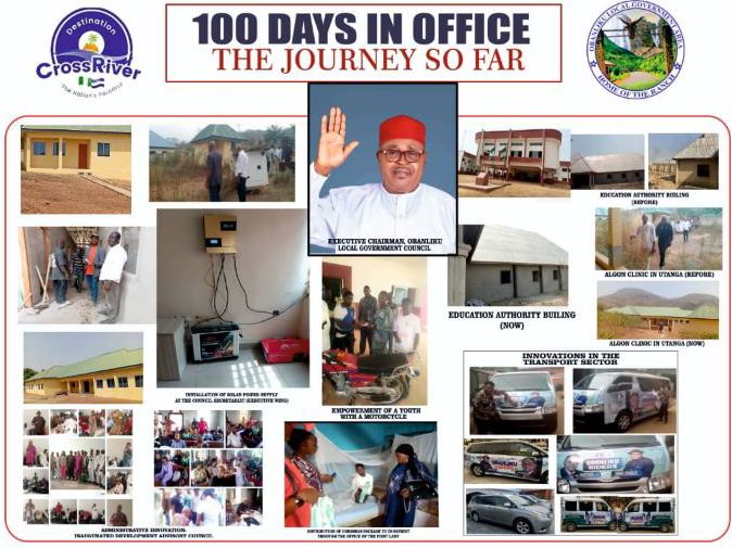 HOW IN 100 DAYS, HON. SUNNY AYANG HAVE TRANSFORM OBANLIKU, IMPACTING VISIONARY LEADERSHIP, FOSTERING INNOVATION?