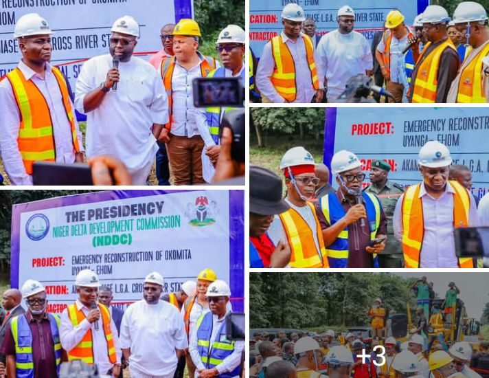 SENATE COMMITTEE ON NDDC INSPECTS 32KM ROAD RECONSTRUCTION PROJECTS IN AKAMKPA, BIASE, AKPABUYO.
