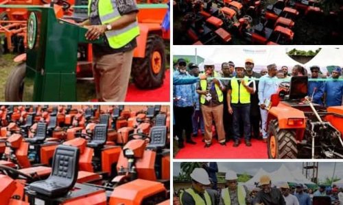 GOV OTU FLAGS OFF DISTRIBUTION OF 108 SUBSIDISED MINI TRACTORS TO FARMERS’ COOPERATIVES IN CROSS RIVER STATE