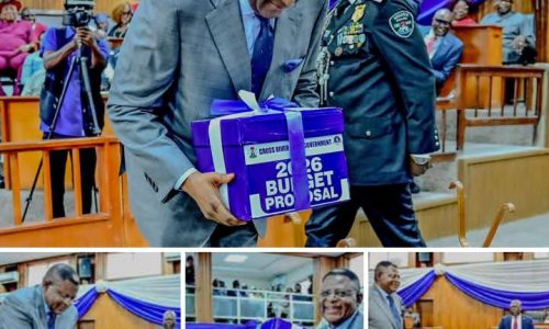 OTU PRESENTS ₦780BN “BUDGET OF INCLUSIVE GROWTH” TO ASSEMBLY